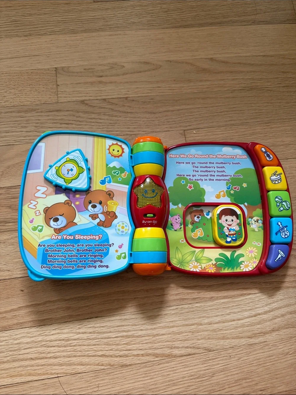 VTech Musical Rhymes Book - Multicolor Interactive Learning Toy